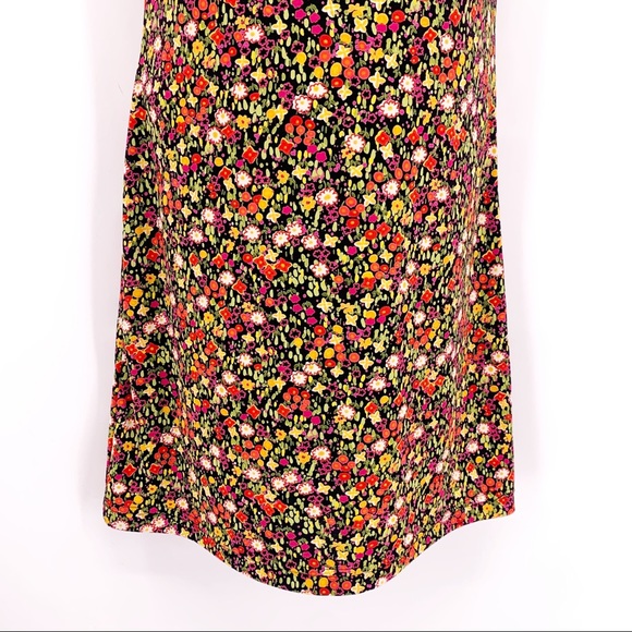 VINTAGE IZ Byer Sleeveless Floral Sheath Dress Size S/M - Picture 3 of 8